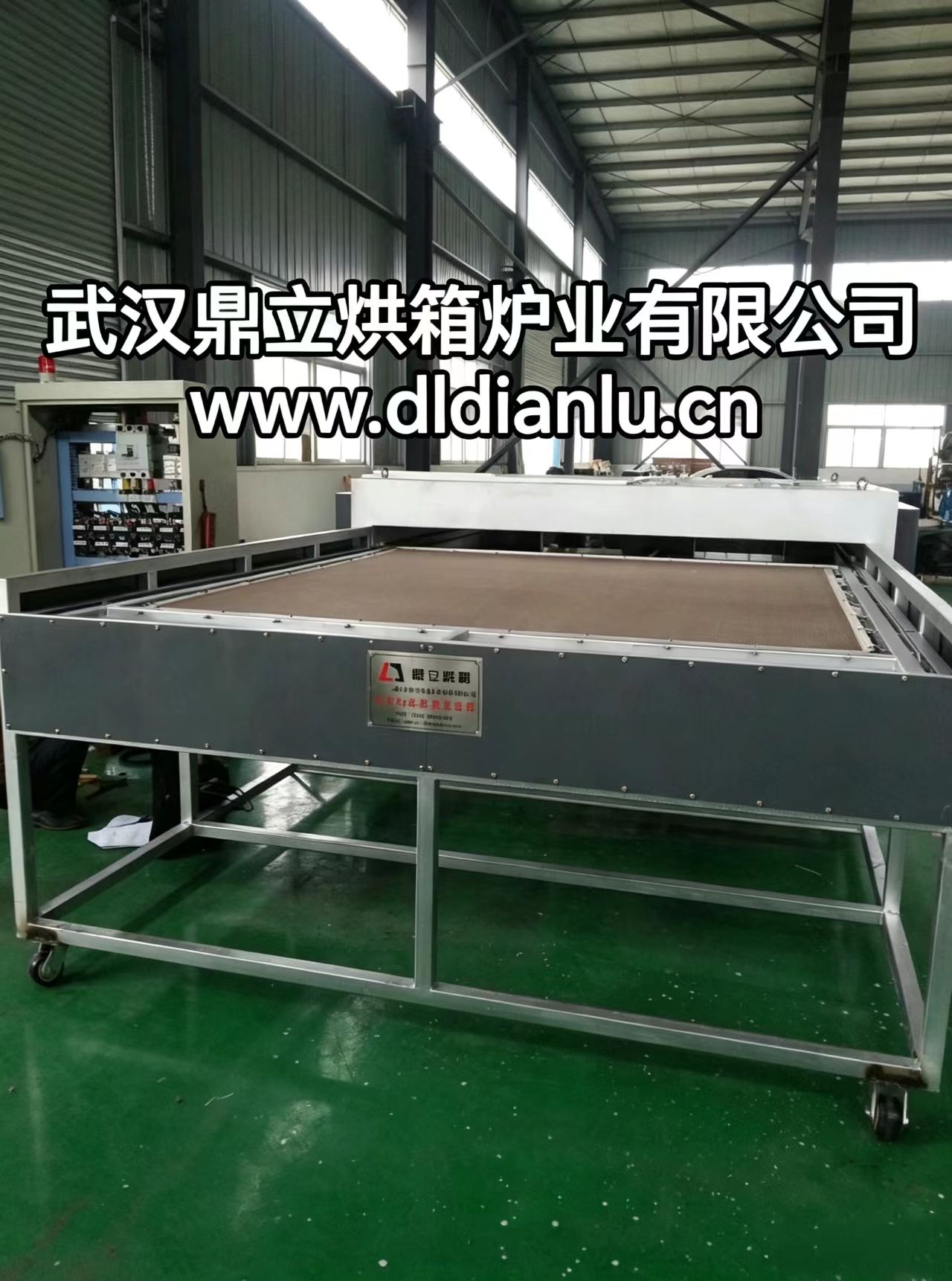 武汉鼎立烘箱炉业有限公司_汽车非标特氟龙网带红外加热炉_表皮预热加热炉